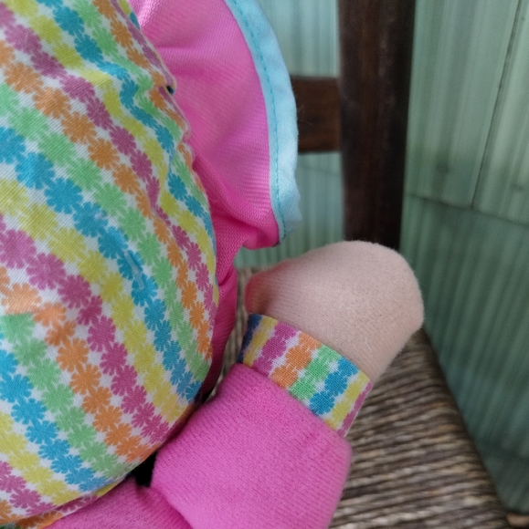 Baby's First Giggles 13" Baby Doll Plush Soft Body Pink Girl Baby Doll Lovey - Picture 11 of 15